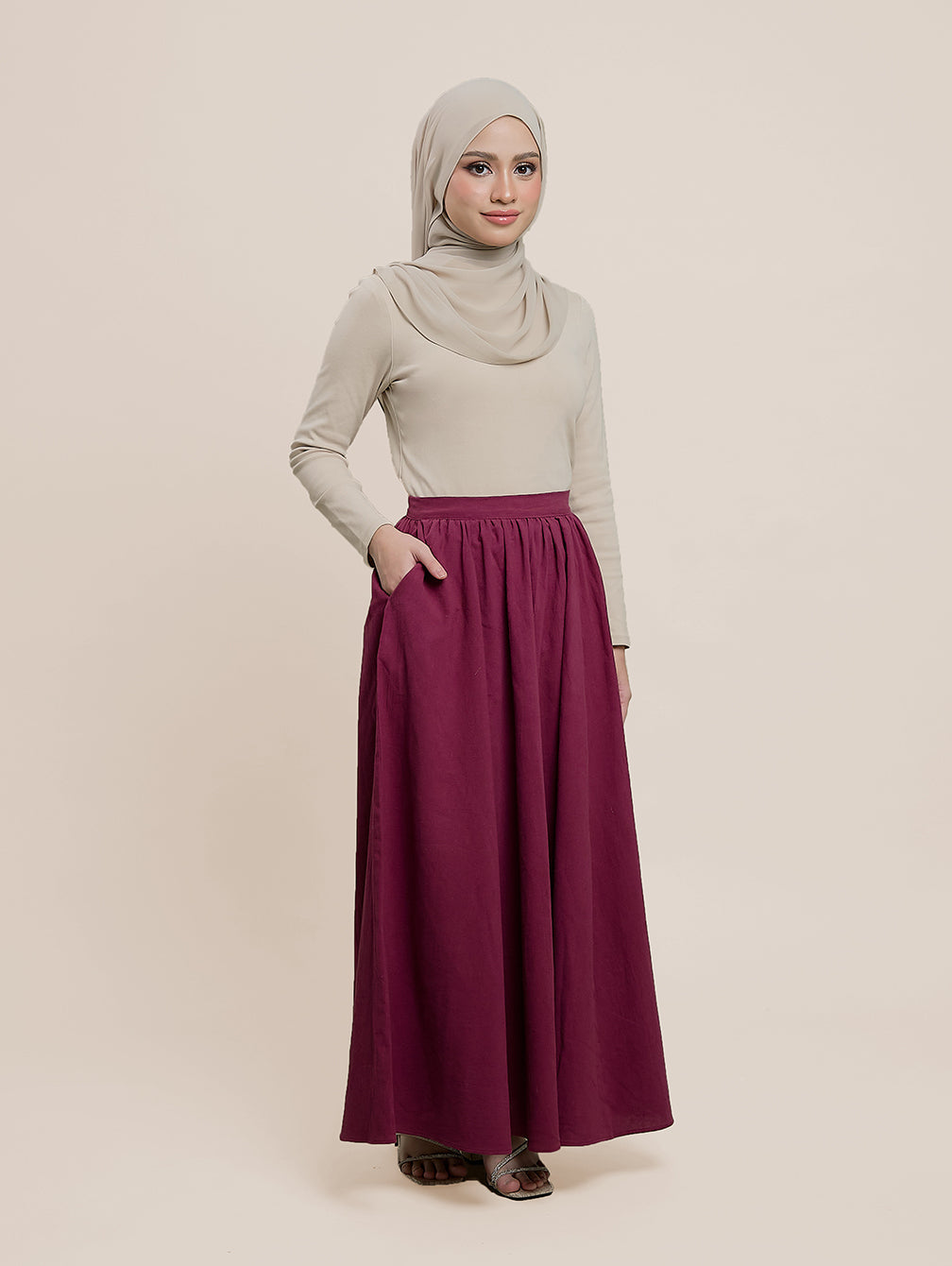 Diore Skirt - Bulgarian Rose