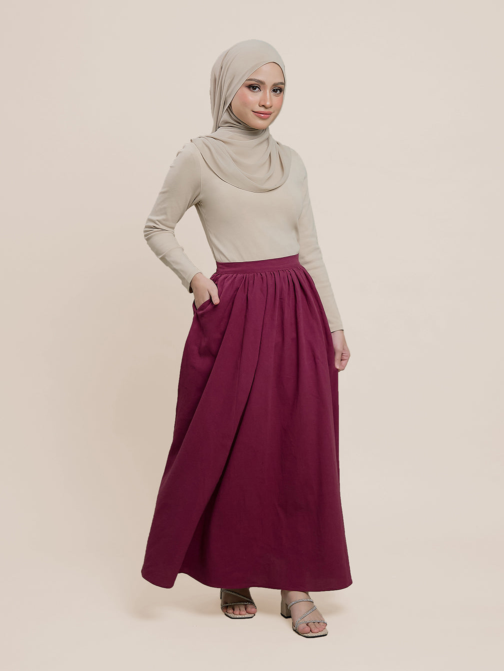 Diore Skirt - Bulgarian Rose