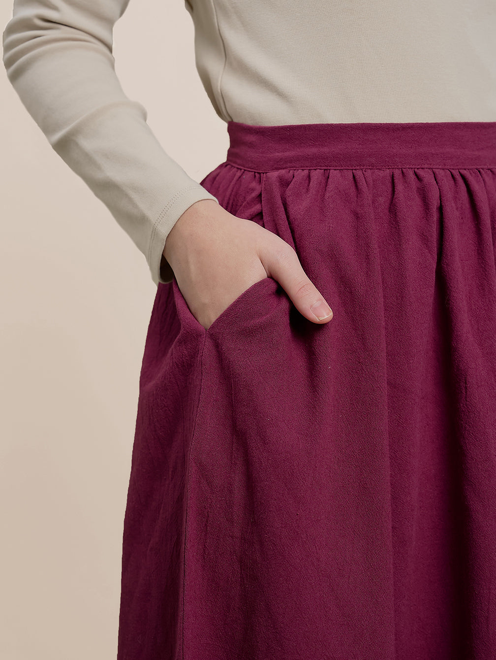 Diore Skirt - Bulgarian Rose