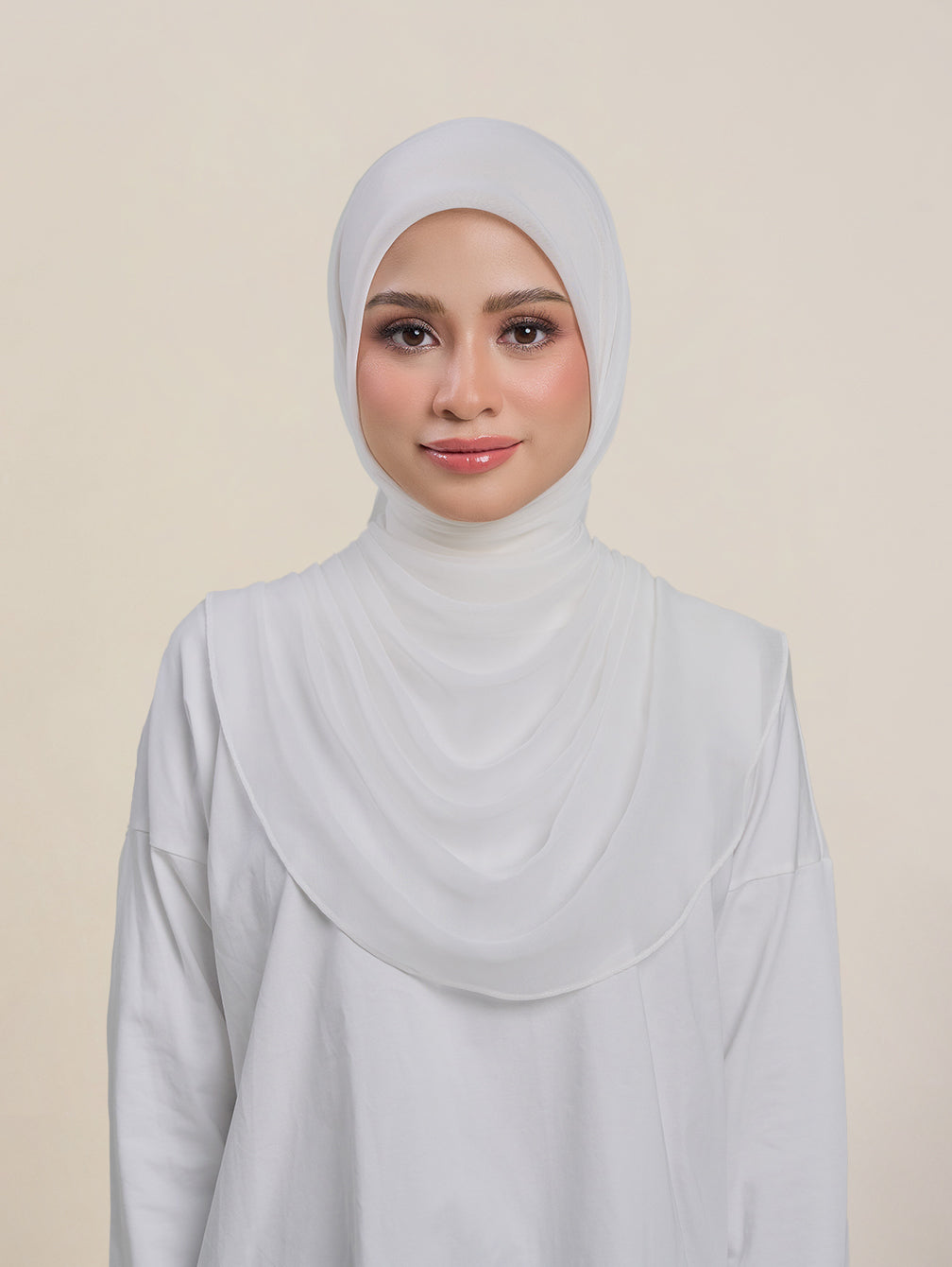 Bridal Square Shawl (Jasmin - Cotton)