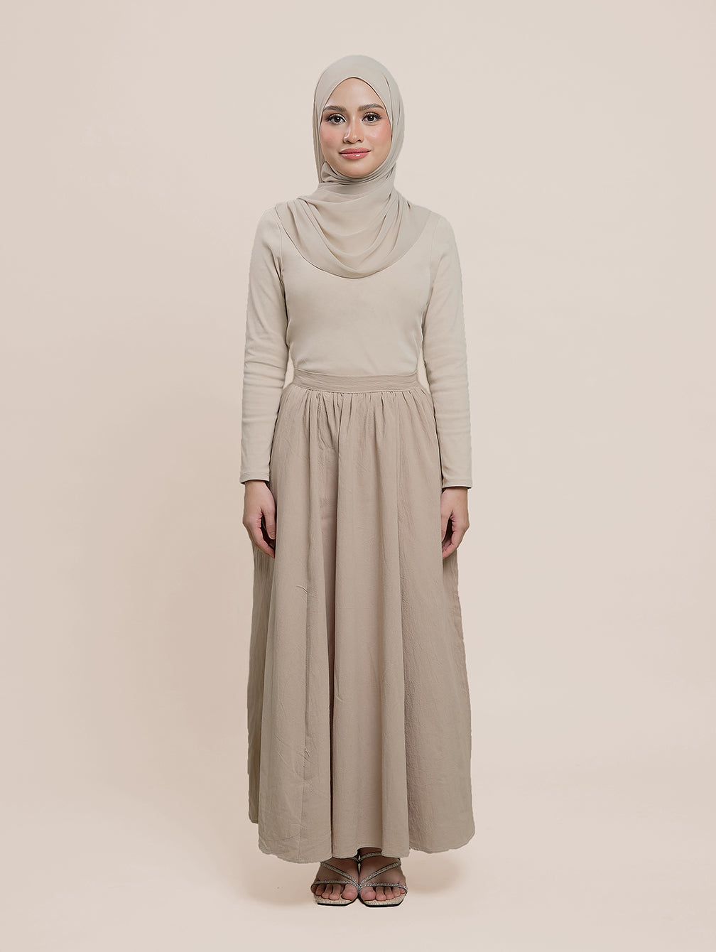 Diore Skirt - Ash Khaky