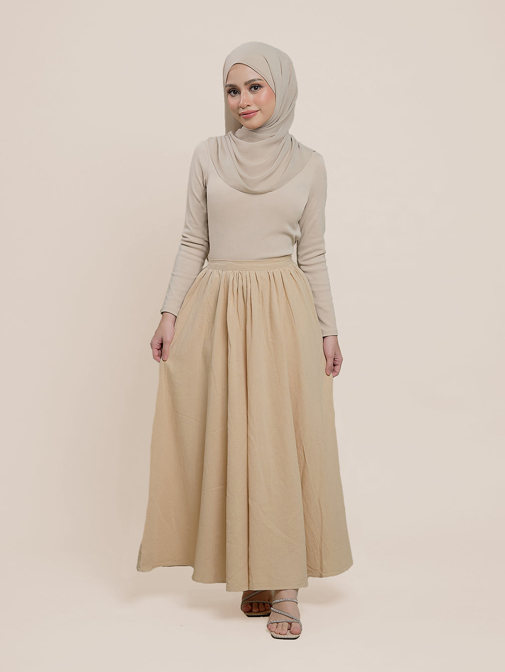 Diore Skirt - Luxe Oat