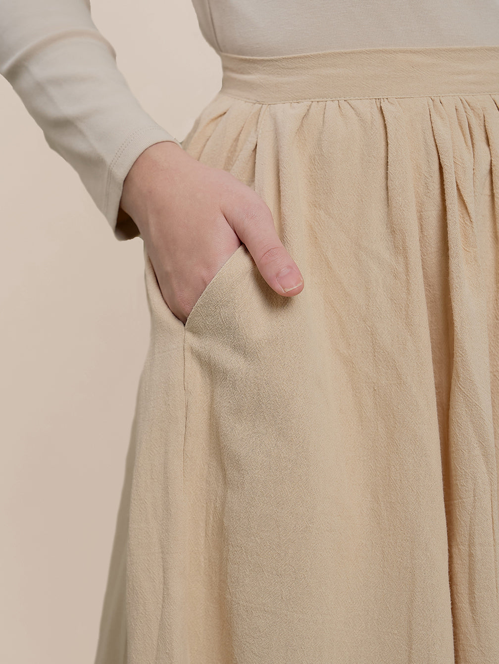 Diore Skirt - Luxe Oat