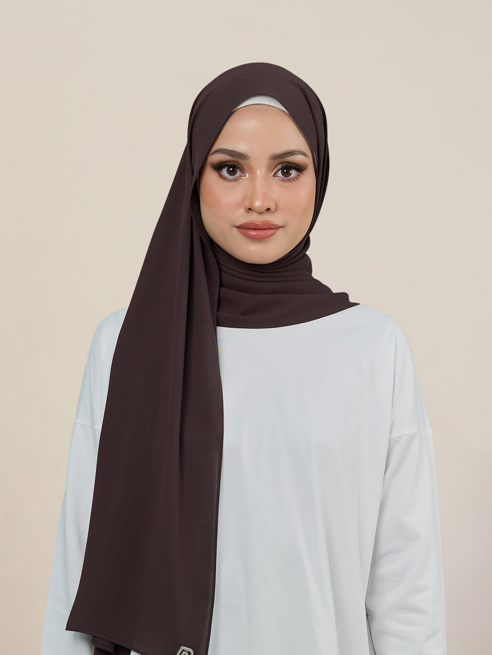 Vera Shawl - Brunette Brown