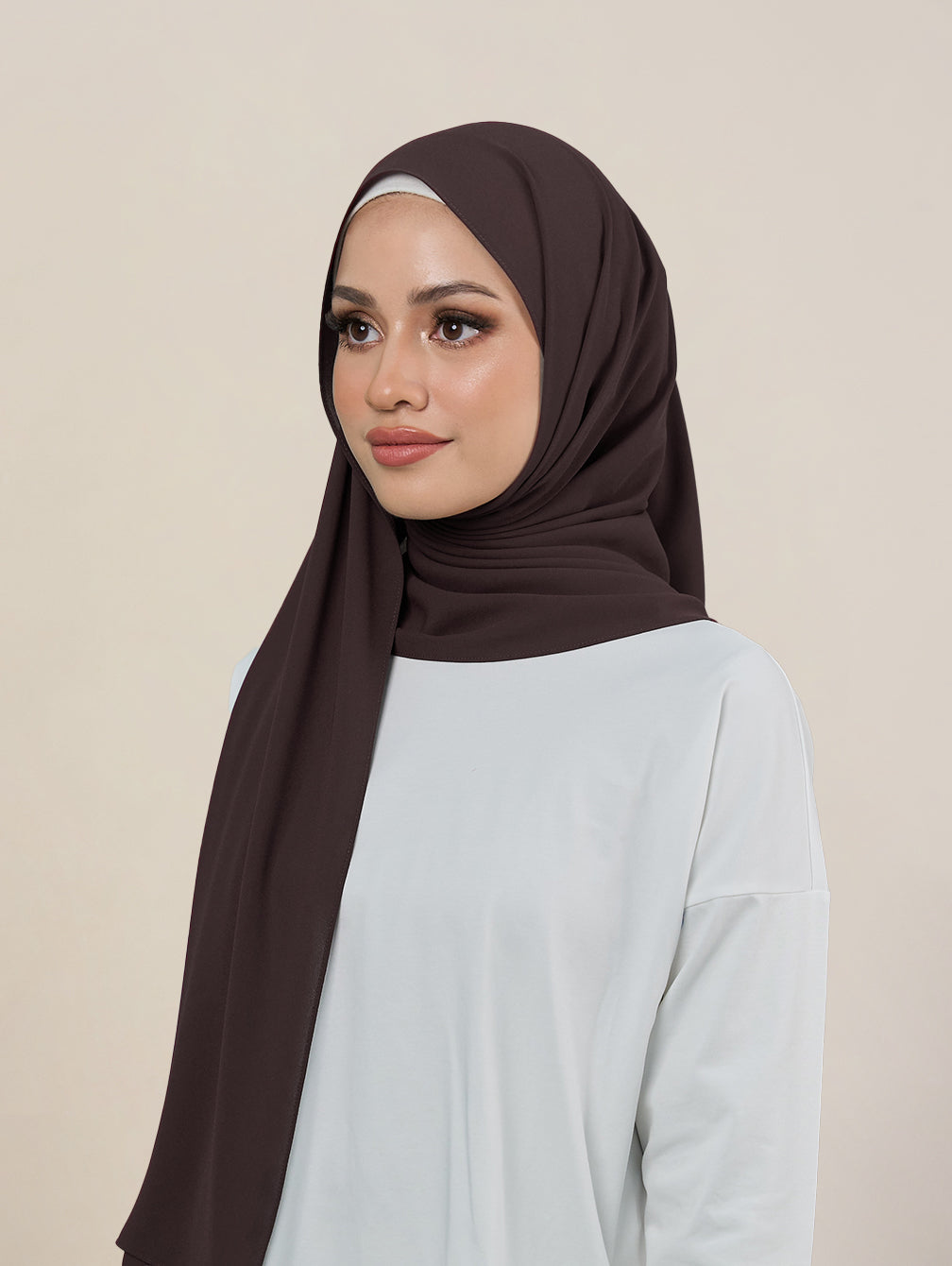 Vera Shawl - Brunette Brown