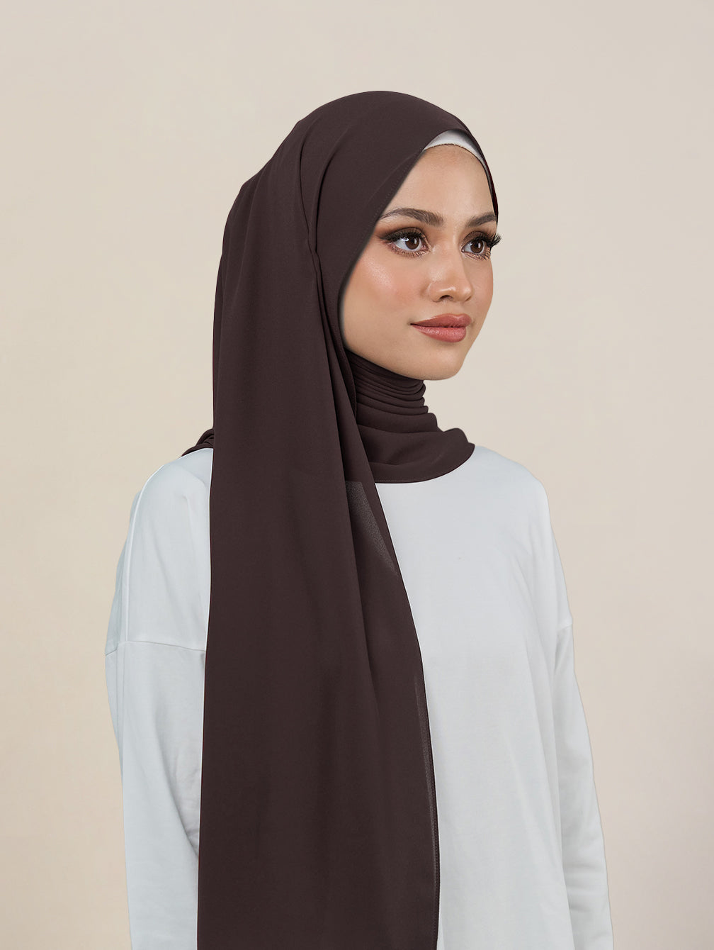 Vera Shawl - Brunette Brown