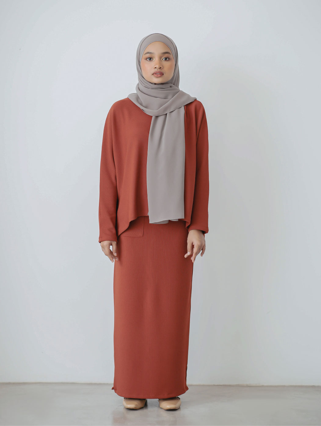 Dayla Set - Brick Orange
