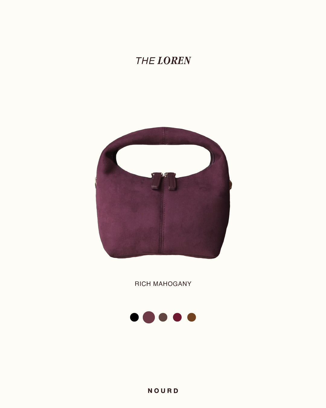 The Loren - Rich Mahogany