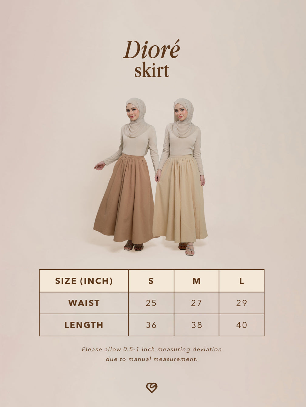 Diore Skirt - Melted Butter