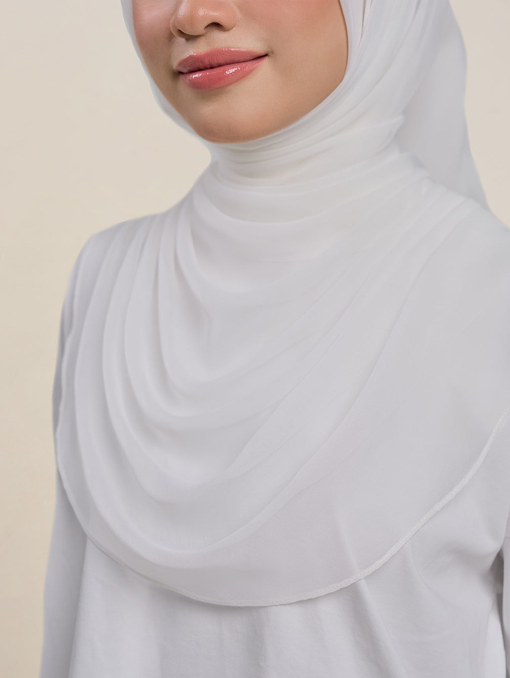 Bridal Square Shawl (Jasmin - Cotton)