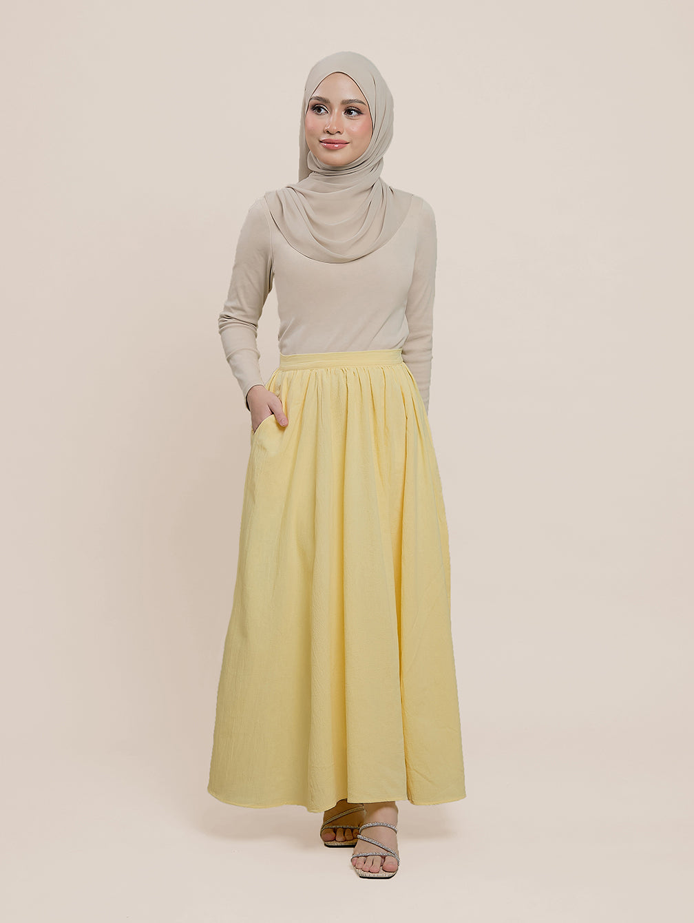 Diore Skirt - Melted Butter
