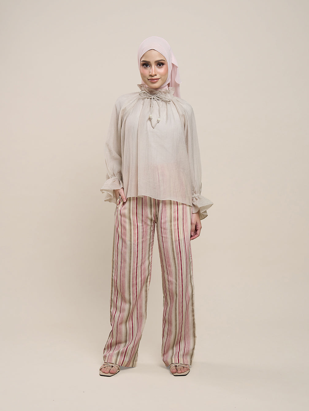 Darly Stripes - Berry Rouge