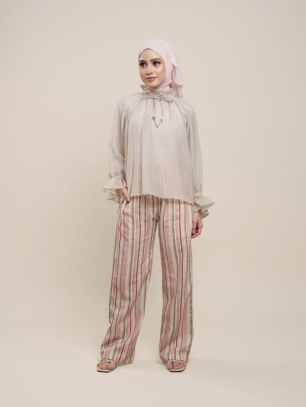 Darly Stripes - Berry Rouge