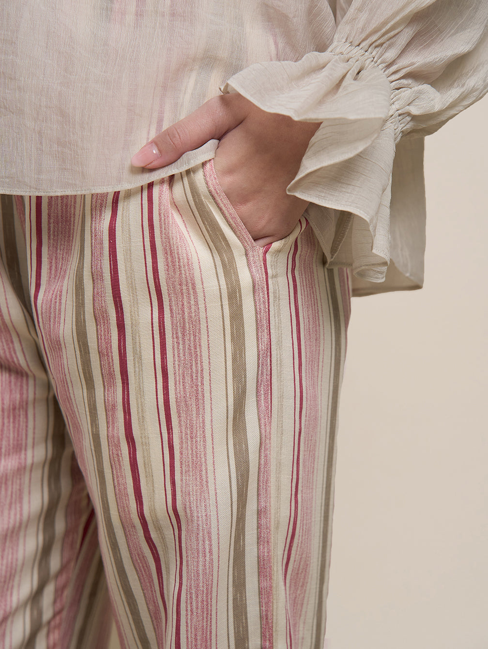 Darly Stripes - Berry Rouge