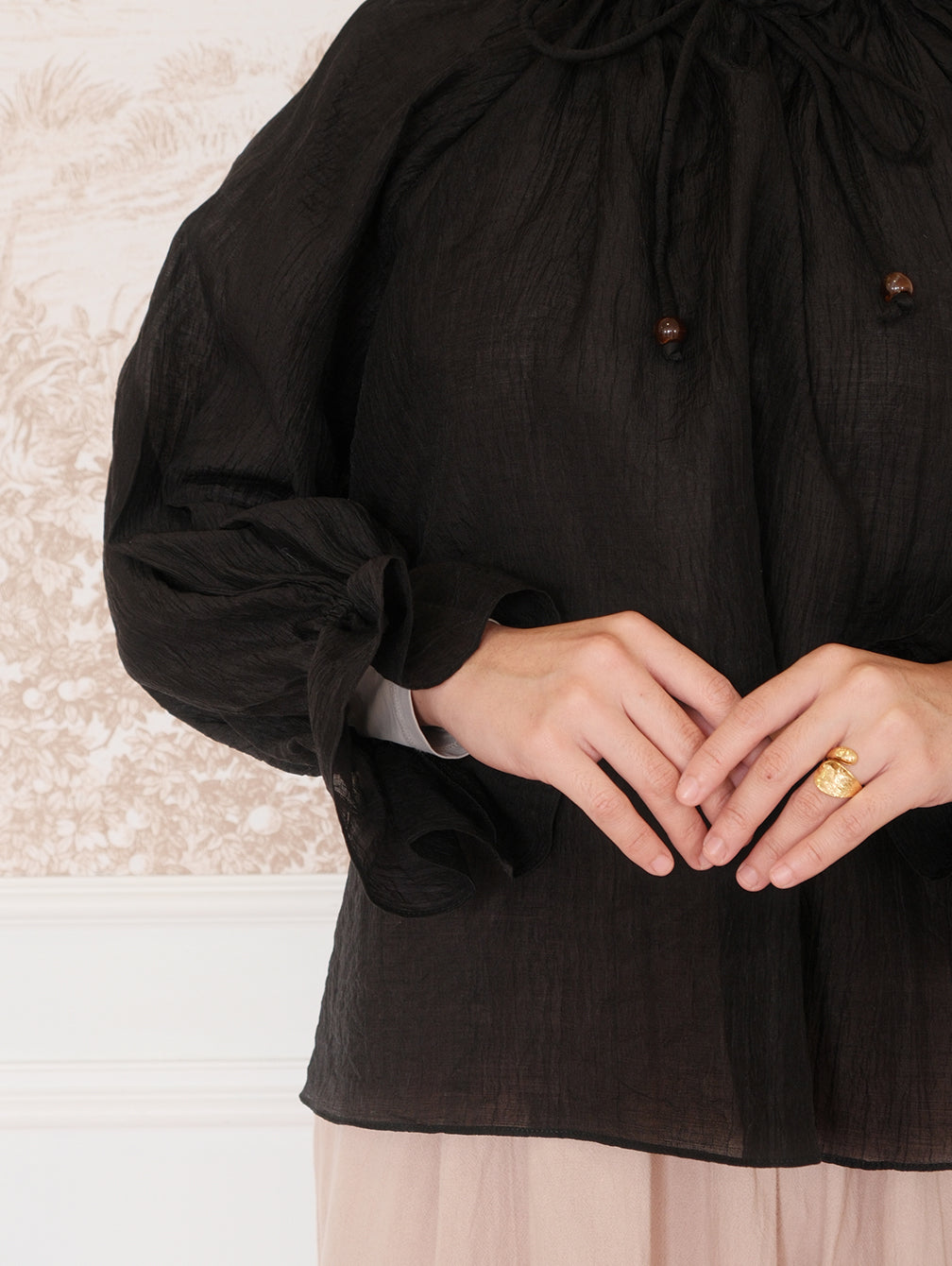 Dear Blouse - Black Brulee