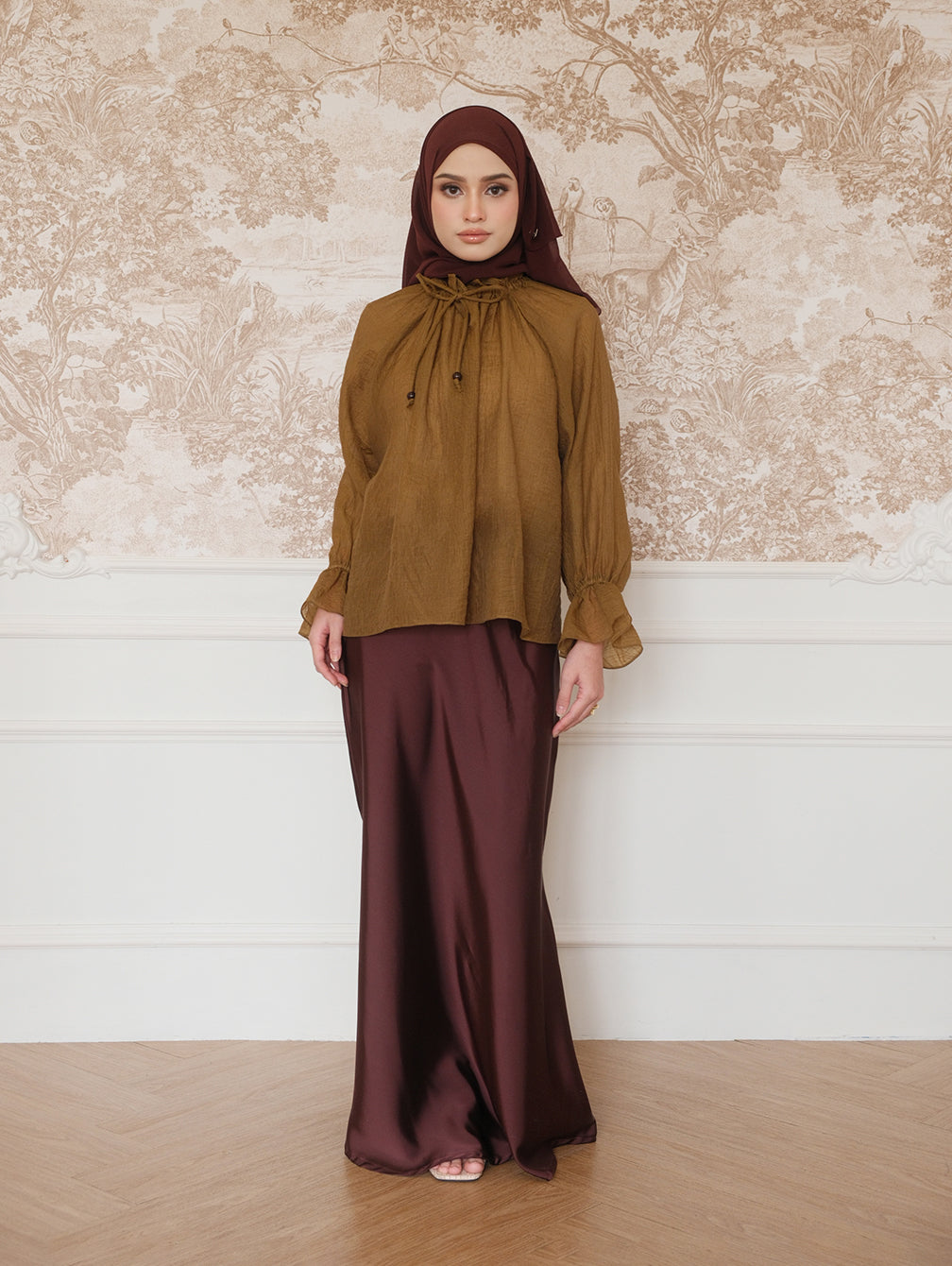 Dear Blouse - Olive Moss