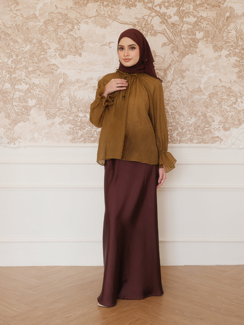 Dear Blouse - Olive Moss