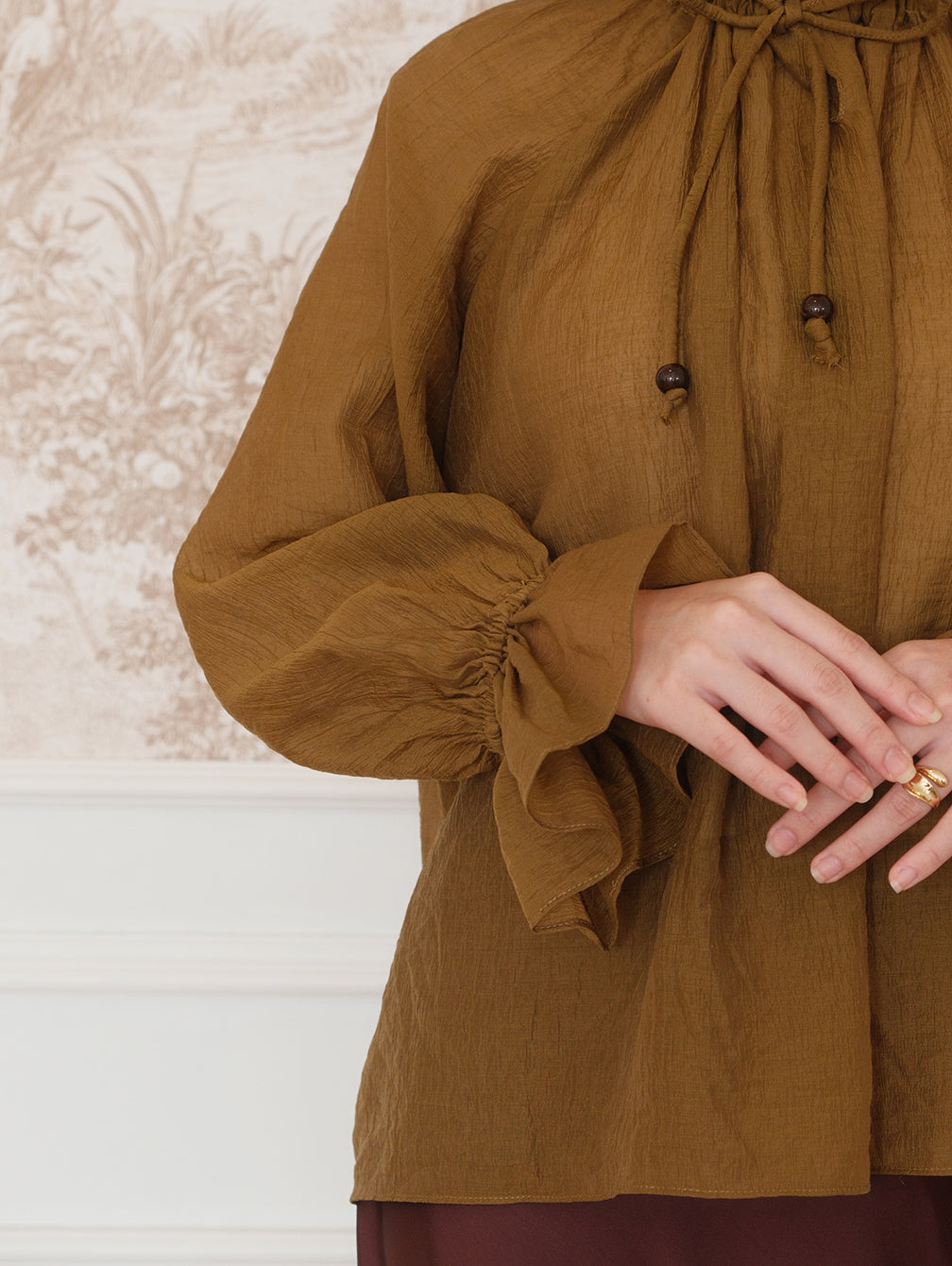 Dear Blouse - Olive Moss