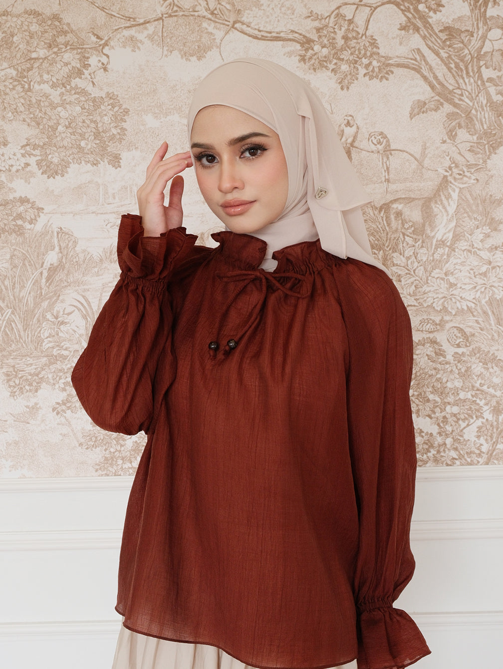 Dear Blouse - Rust Autumn