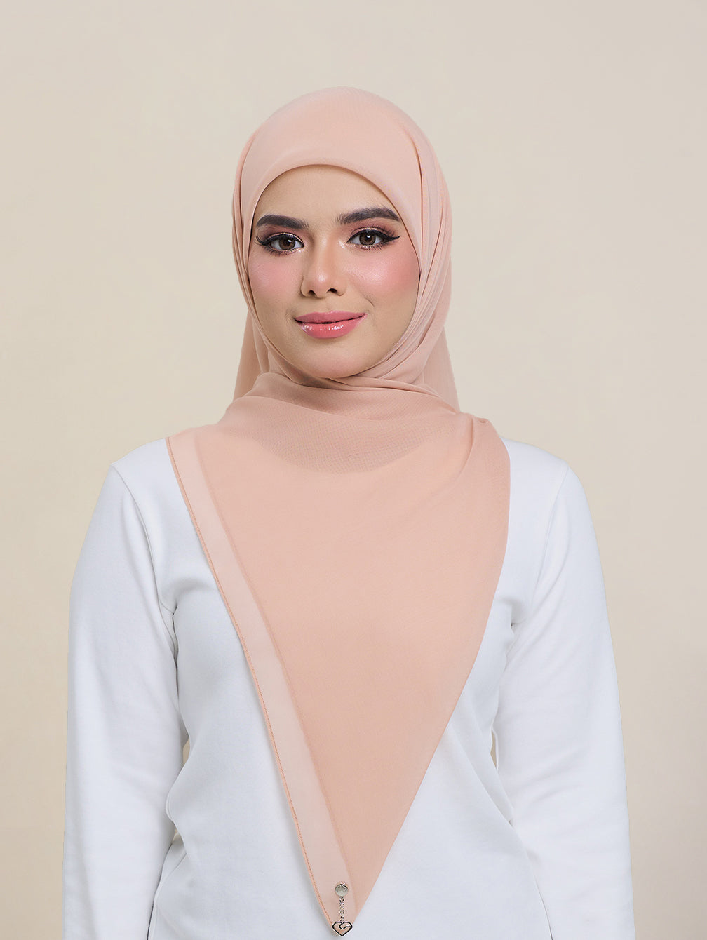Nola Square - Apricot Blush