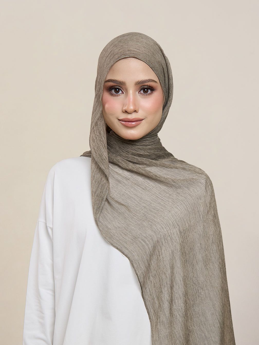Pearla Shawl - Pumice Stone