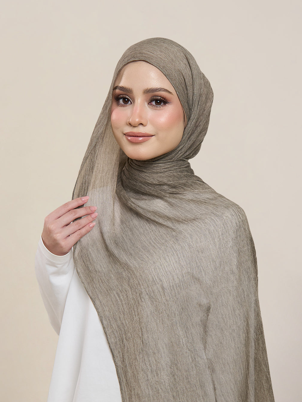 Pearla Shawl - Pumice Stone