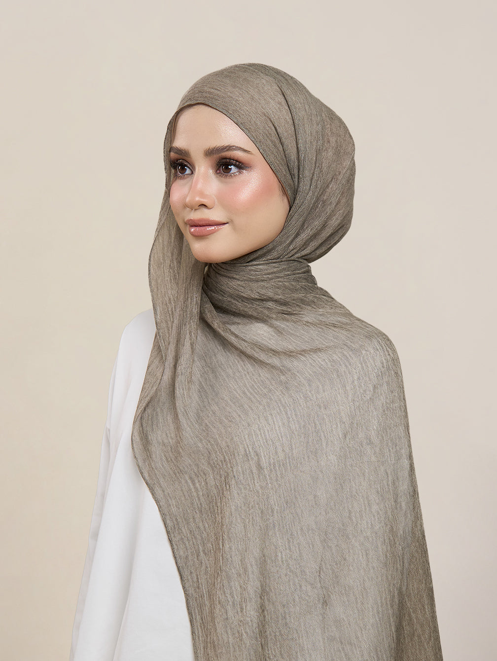 Pearla Shawl - Pumice Stone