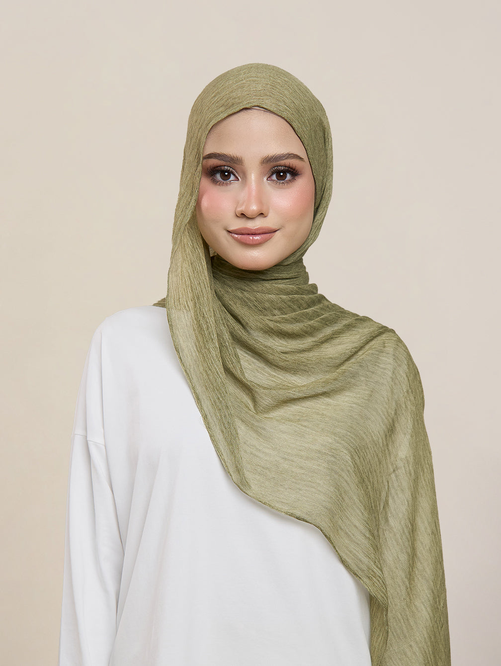 Pearla Shawl - Avocado Olive