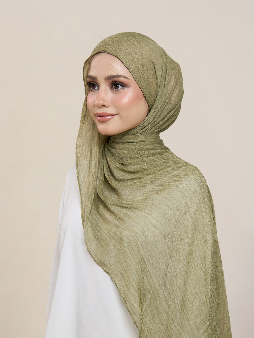 Pearla Shawl - Avocado Olive