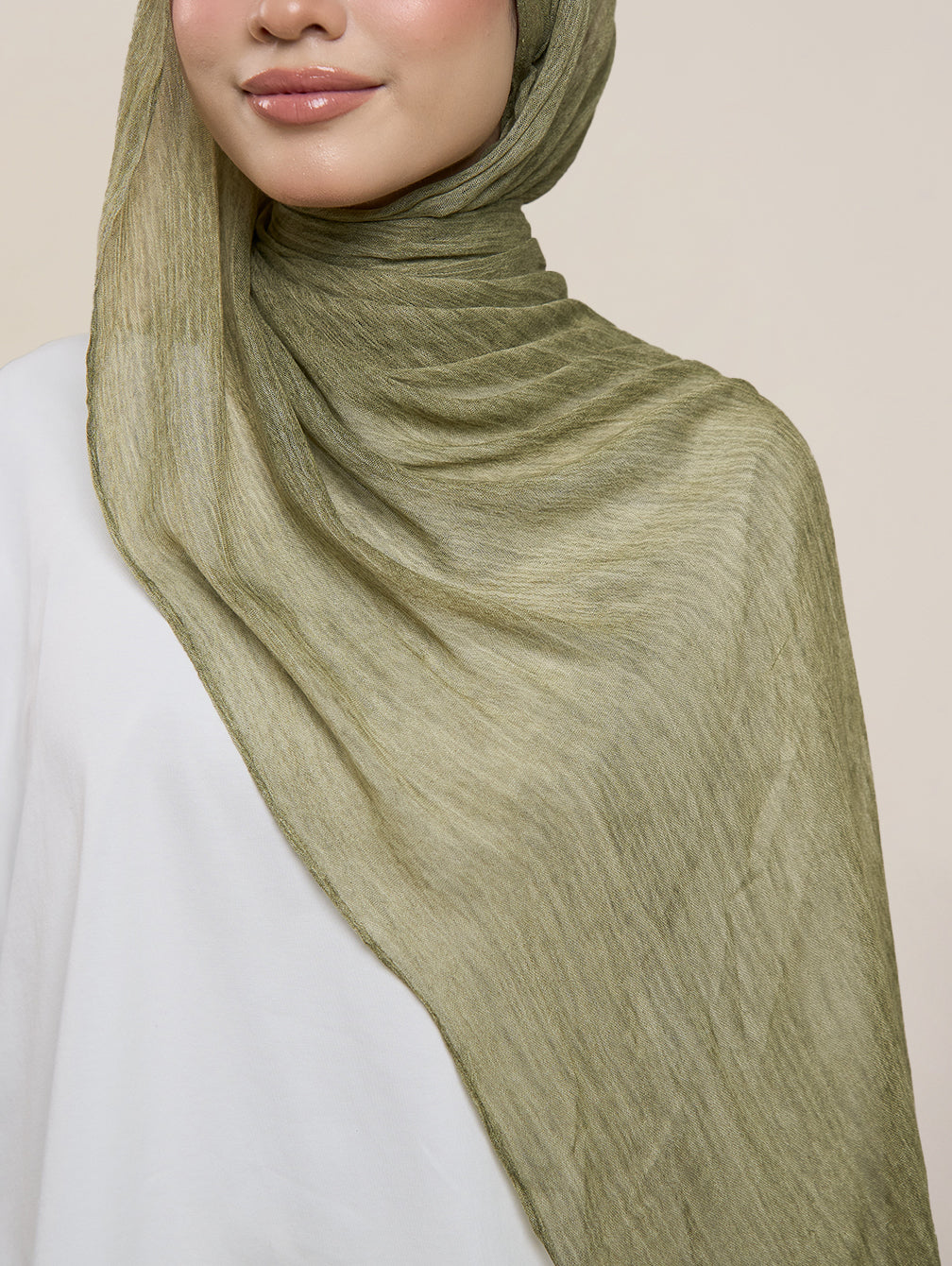Pearla Shawl - Avocado Olive