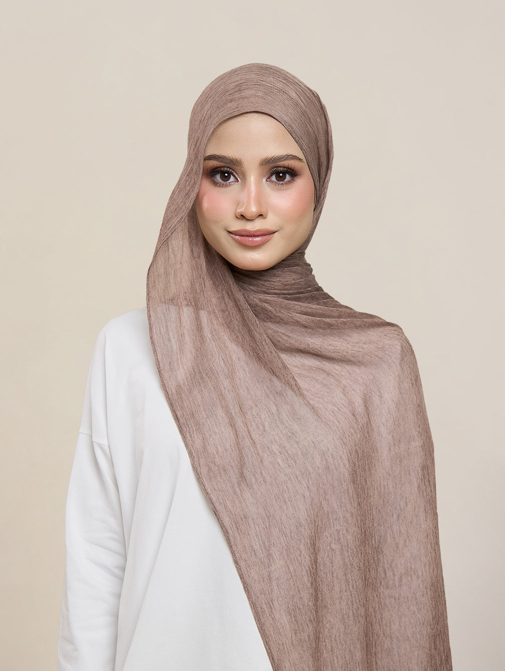 Pearla Shawl - Earth Mahogany