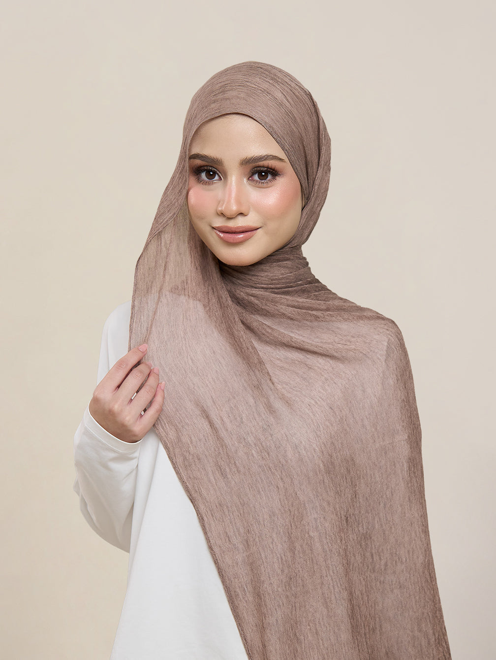Pearla Shawl - Earth Mahogany