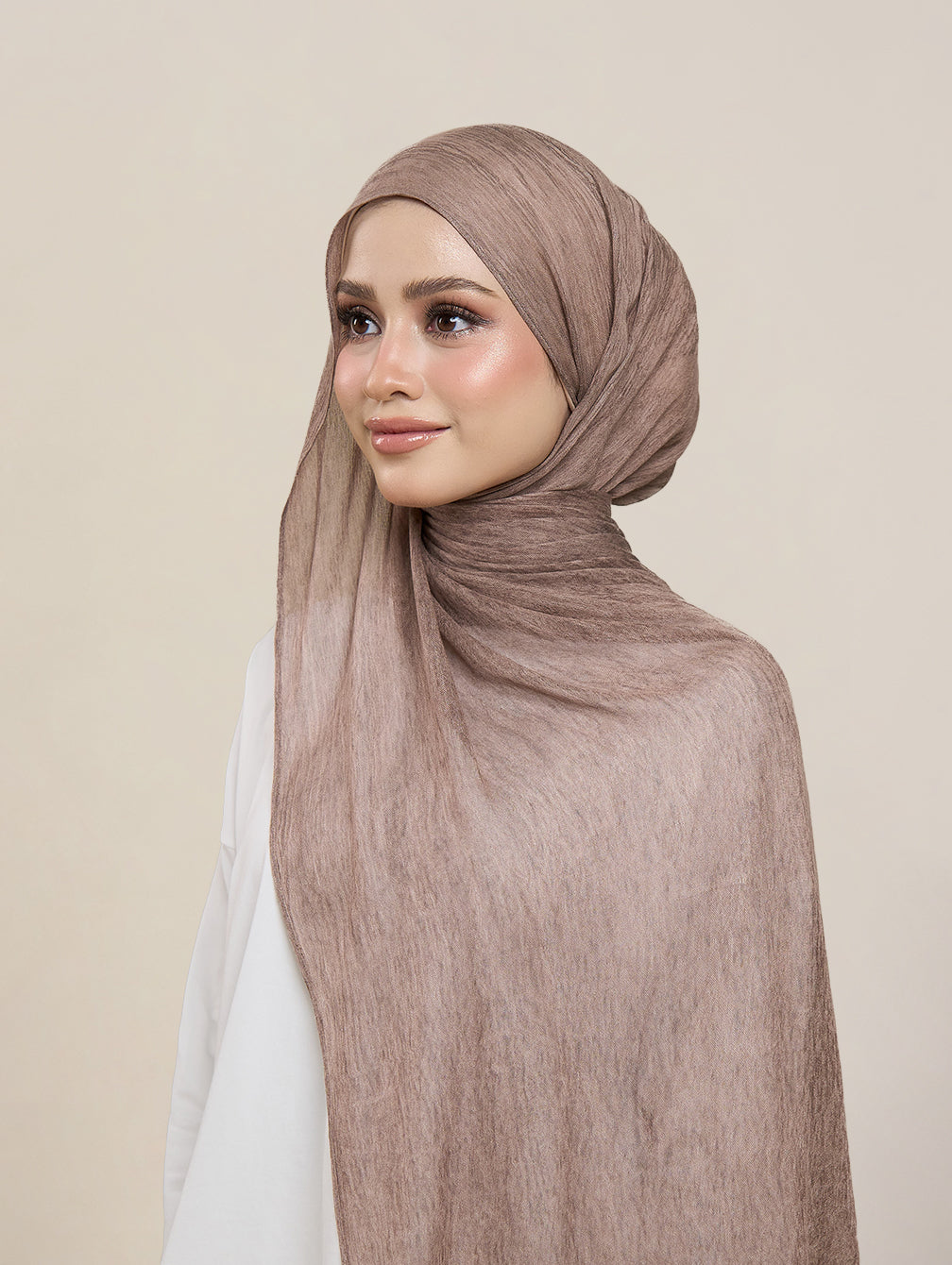 Pearla Shawl - Earth Mahogany