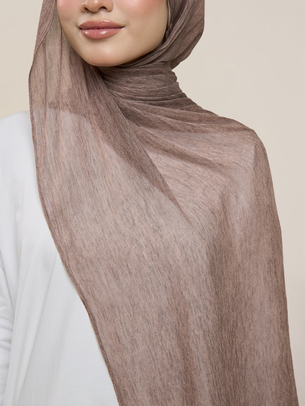 Pearla Shawl - Earth Mahogany