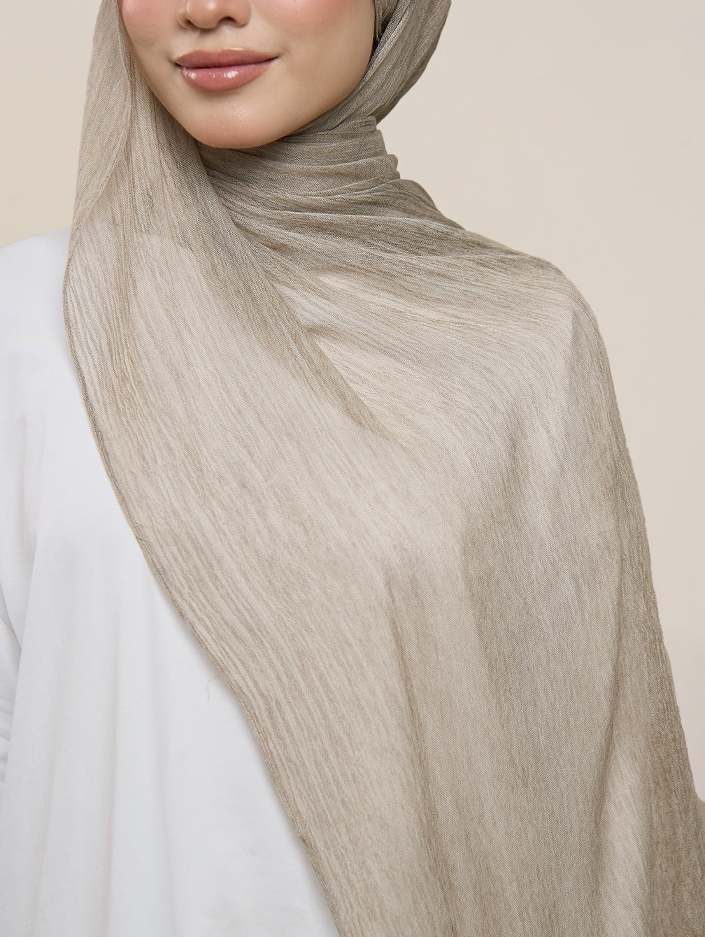 Pearla Shawl - Maple Khaki