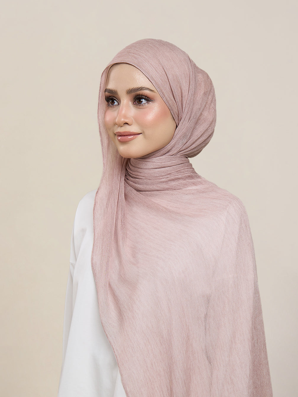 Pearla Shawl - Pink Lace