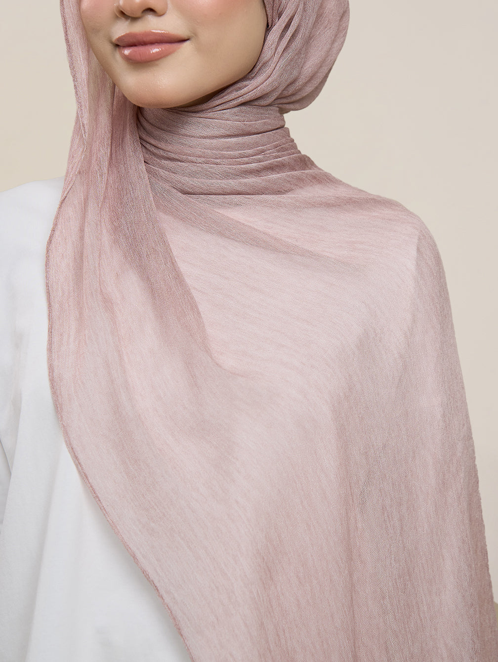 Pearla Shawl - Pink Lace