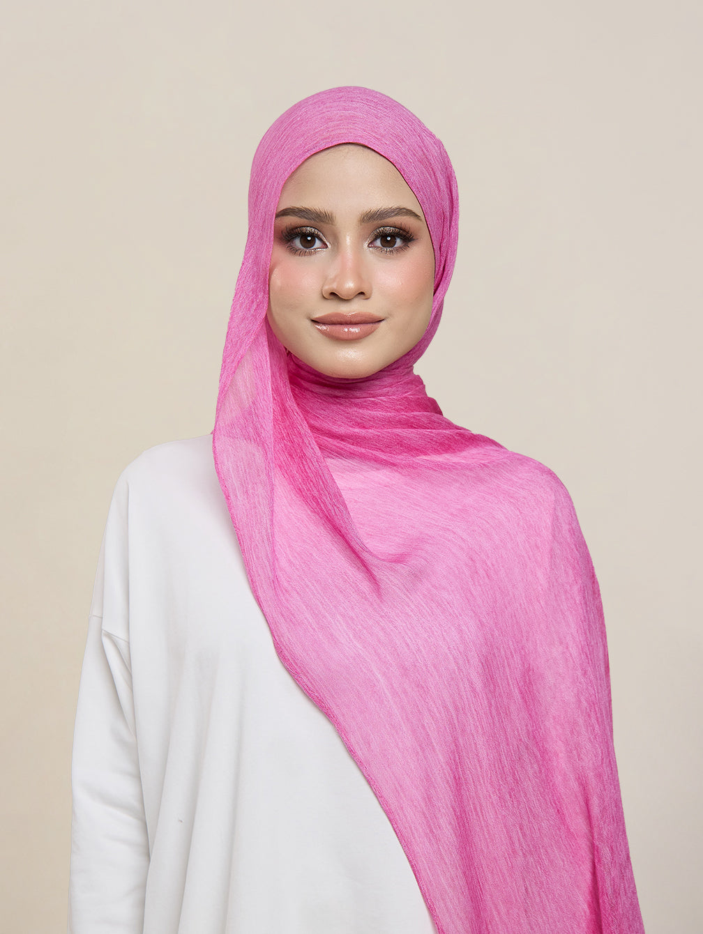 Pearla Shawl - Barbie Pink