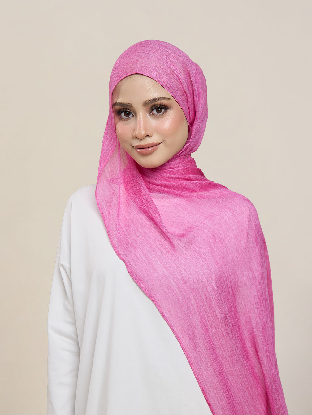 Pearla Shawl - Barbie Pink