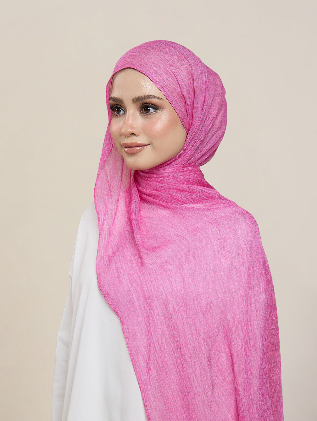 Pearla Shawl - Barbie Pink