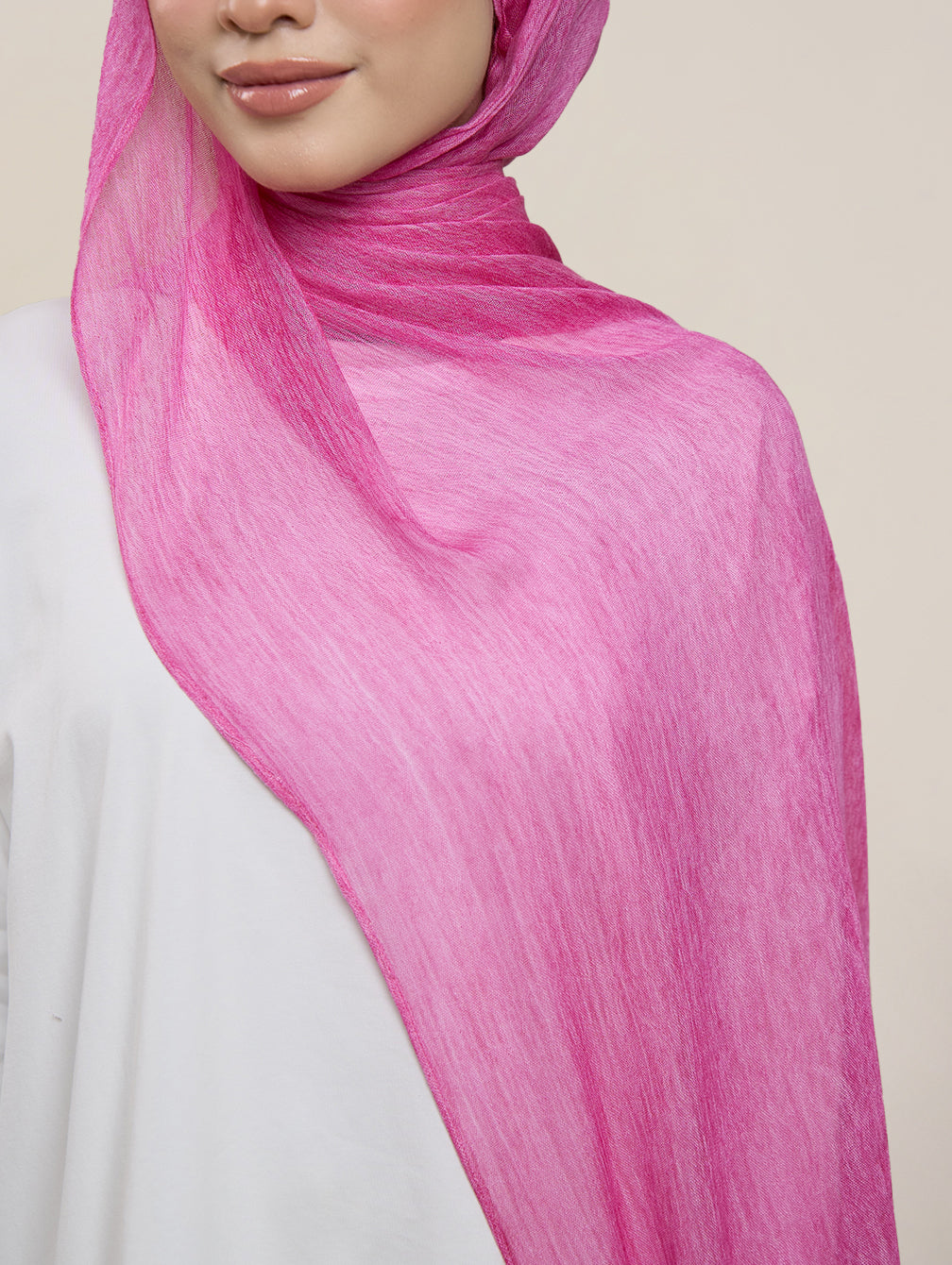 Pearla Shawl - Barbie Pink