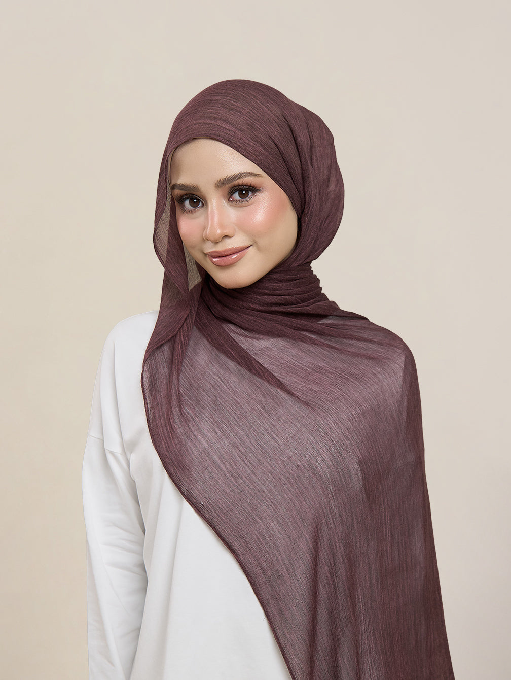Pearla Shawl - Merlot Wine