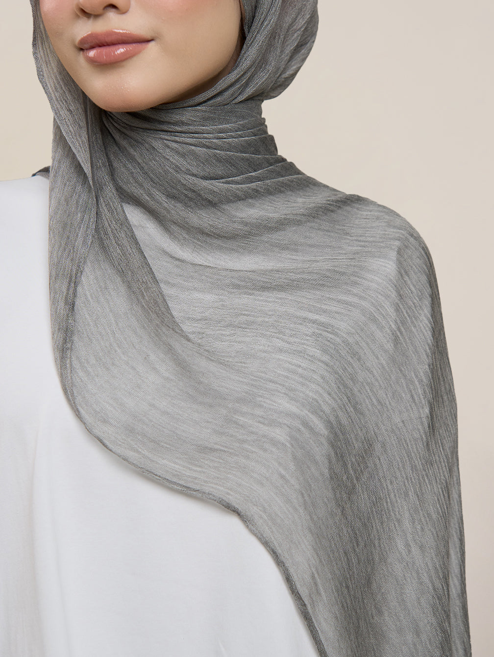 Pearla Shawl - Thunder Grey