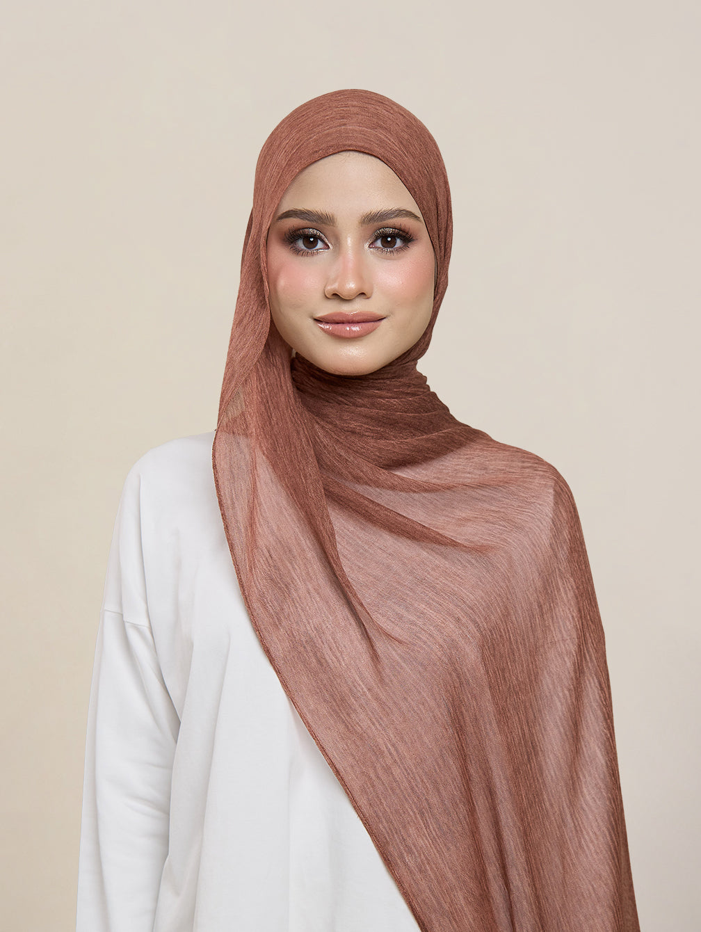 Pearla Shawl - Terracota Clay