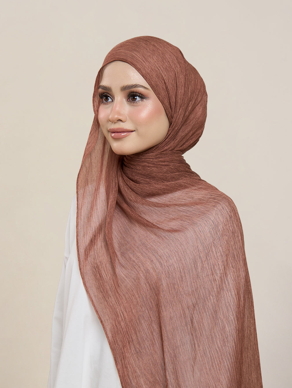 Pearla Shawl - Terracota Clay
