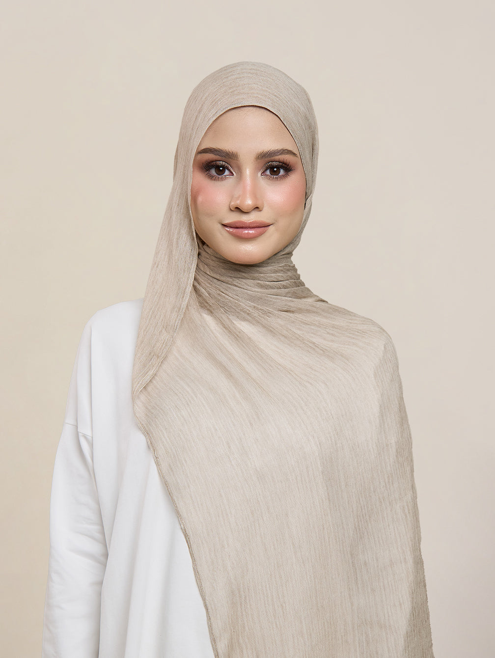 Pearla Shawl - Foggy Beige