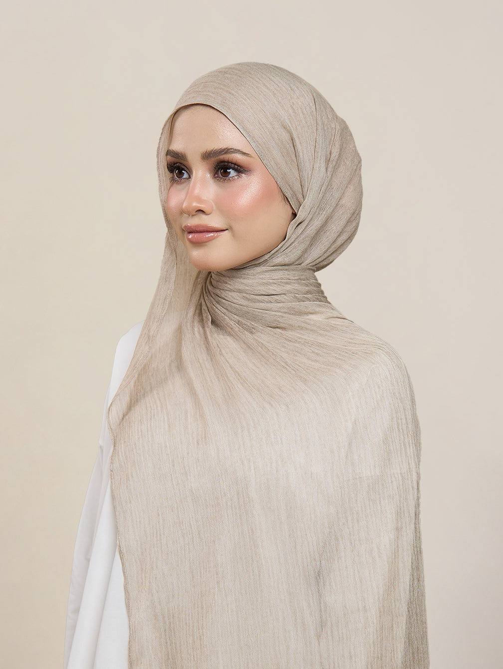 Pearla Shawl - Foggy Beige