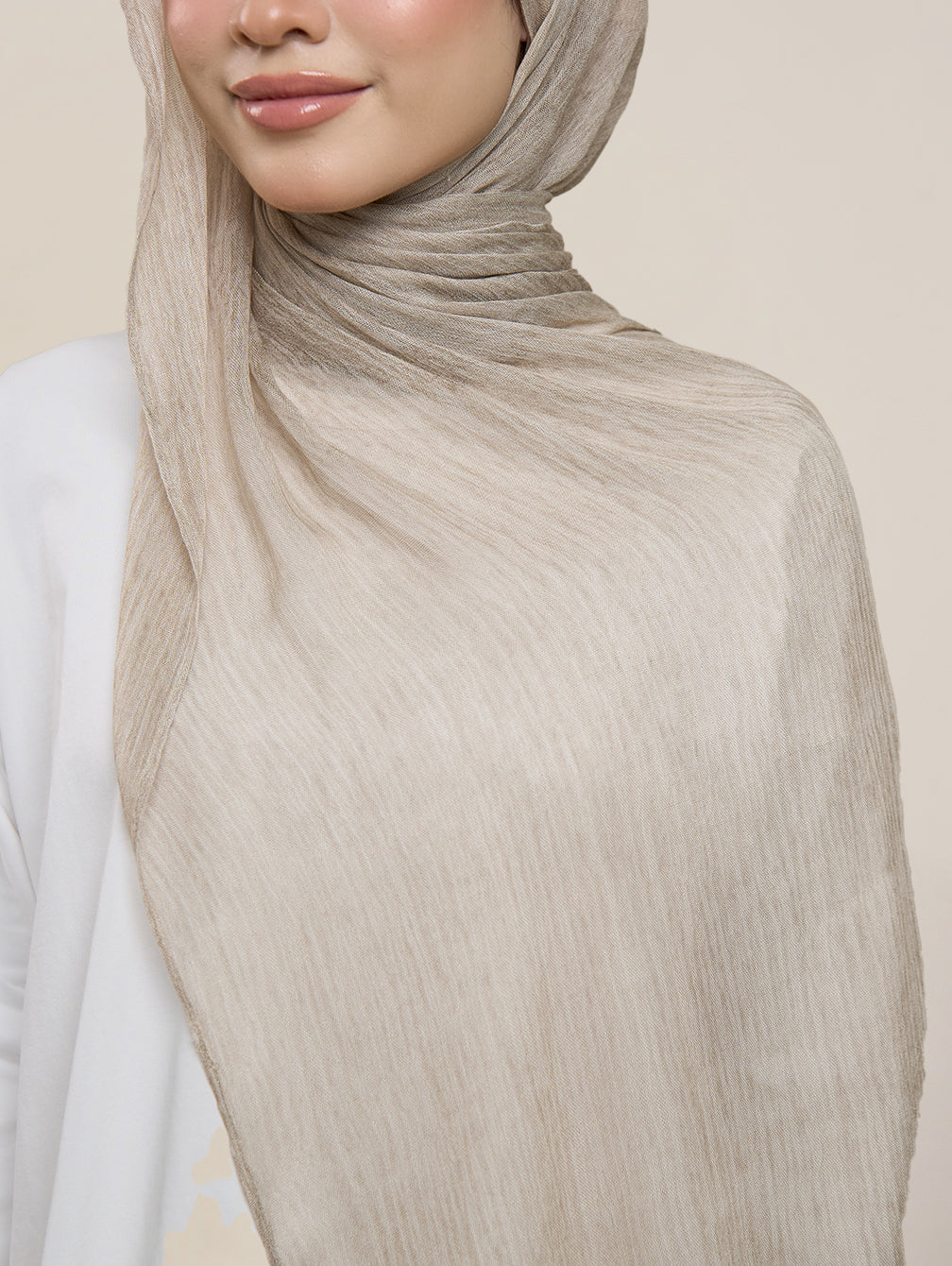 Pearla Shawl - Foggy Beige