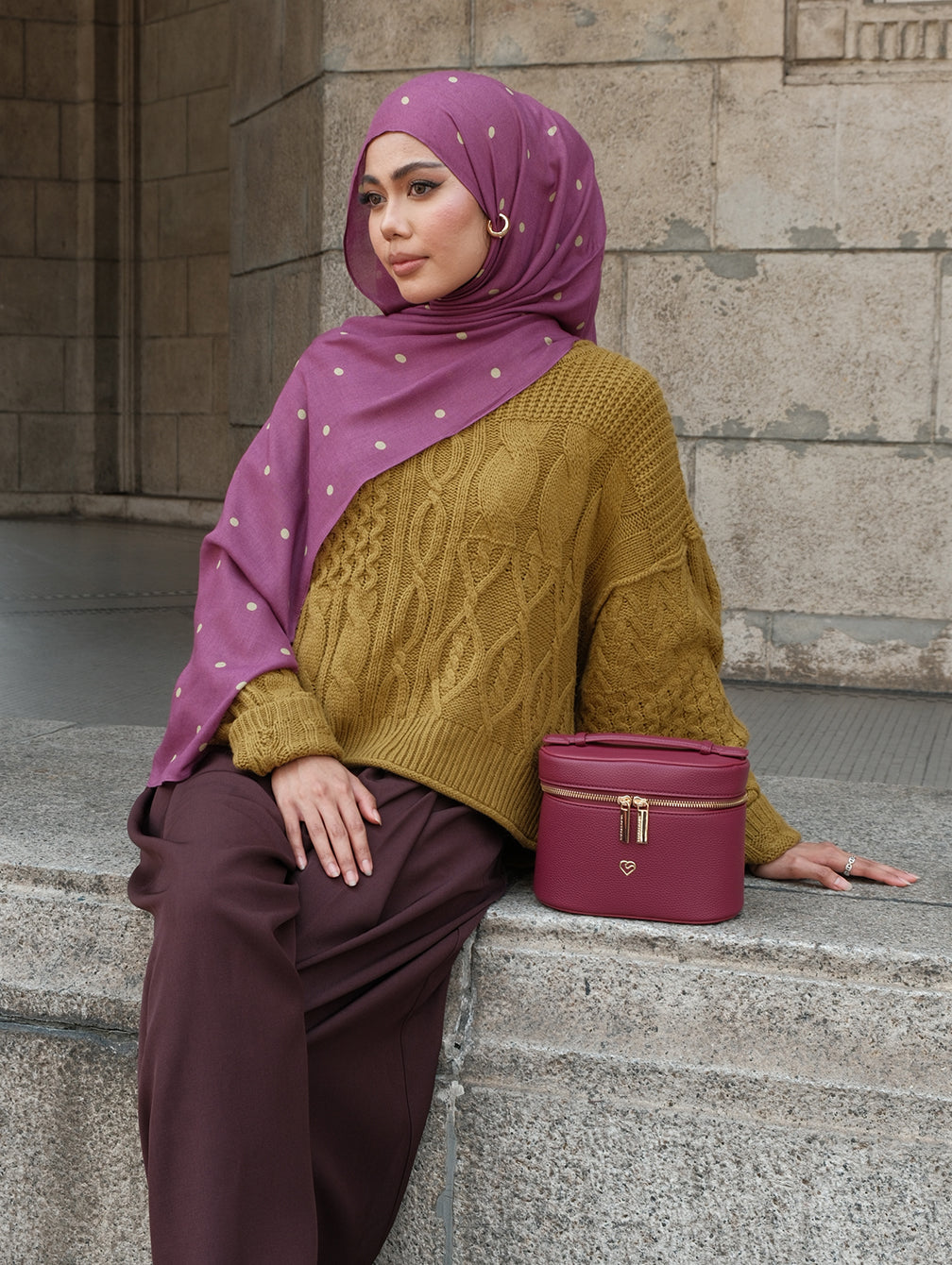 Poshie Bag - Vintage Plum