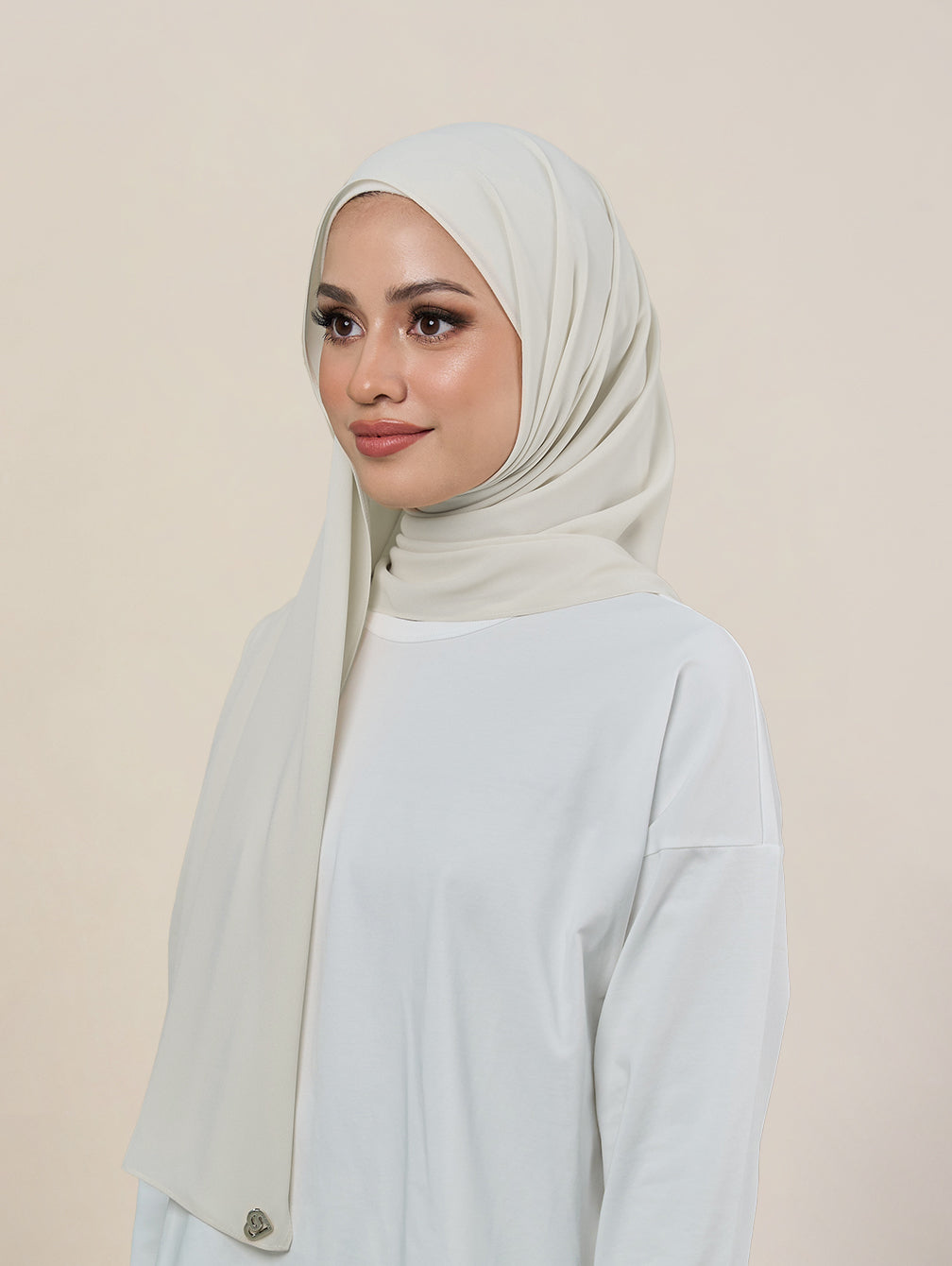 Vera Shawl - Beige Cream